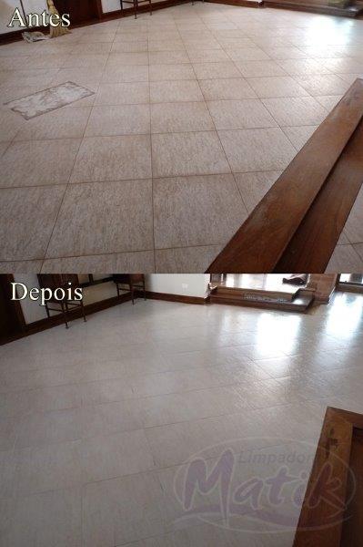 Limpeza e impermeabilização de pisos